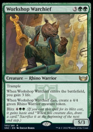 Workshop Warchief (Promo Pack) [Streets of New Capenna Promos] | Black Swamp Games