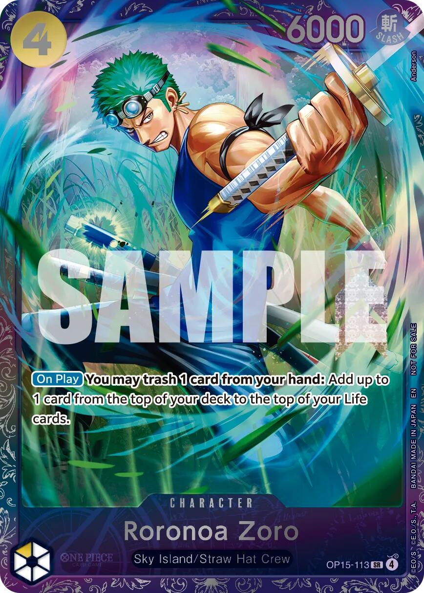 Roronoa Zoro (Treasure Cup August 2026) [One Piece Promotion Cards] | Black Swamp Games