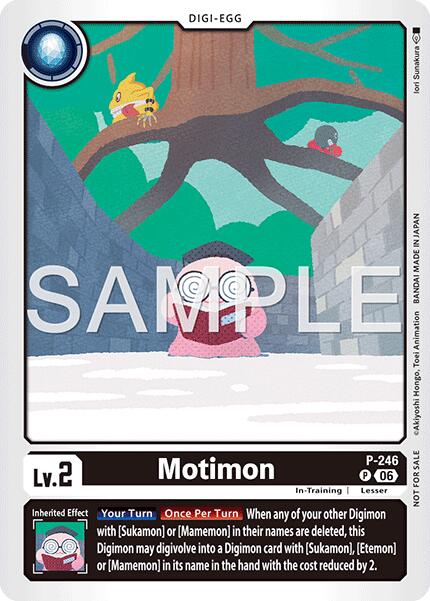 Motimon [P-246] (Official Store Tournament 2026 Vol. 4 Participant) [Promotional Cards] | Black Swamp Games