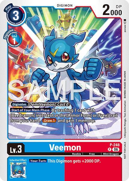 Veemon [P-248] (Official Store Tournament 2026 Vol. 4 Participant) [Promotional Cards] | Black Swamp Games