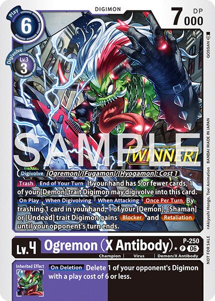 Ogremon [P-250] (X Antibody) (Official Store Tournament 2026 Vol. 4 Winner) [Promotional Cards] | Black Swamp Games