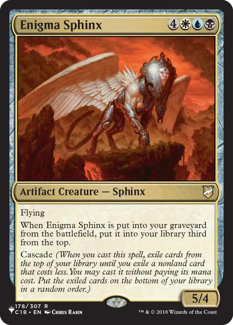 Enigma Sphinx [The List] | Black Swamp Games