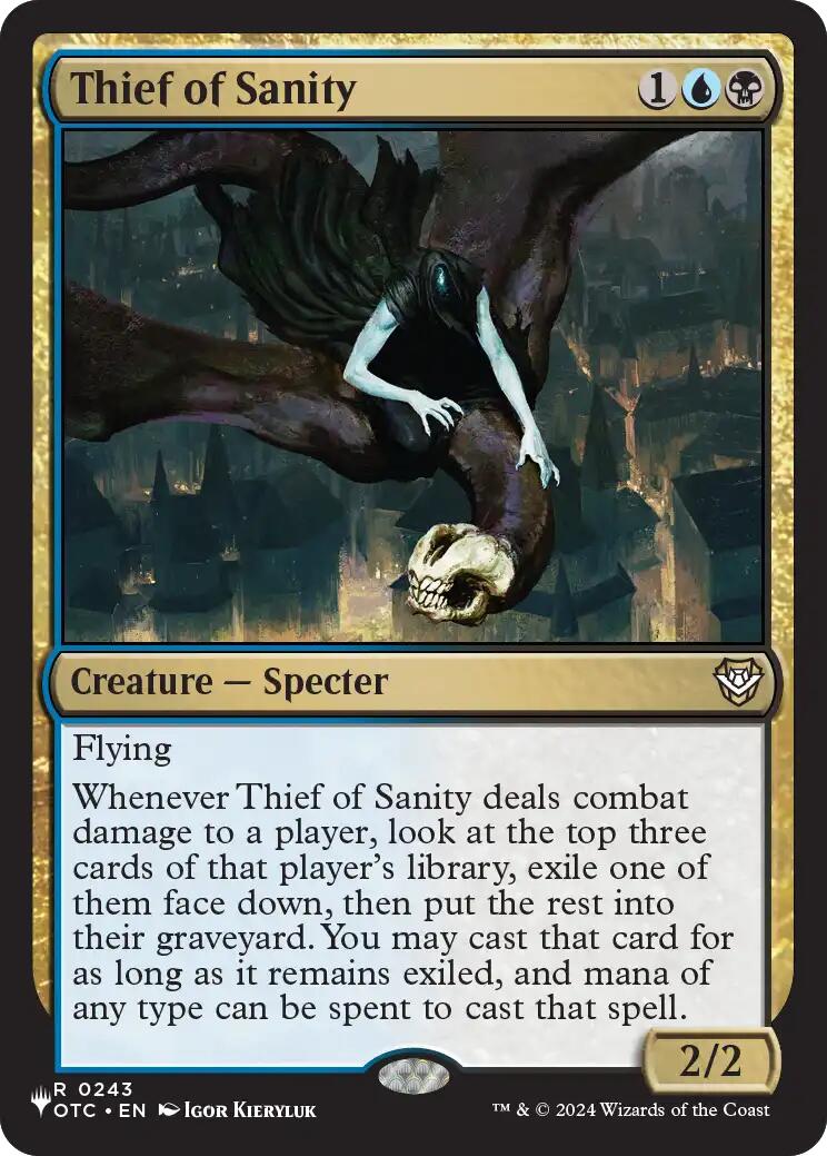 Thief of Sanity [The List] | Black Swamp Games