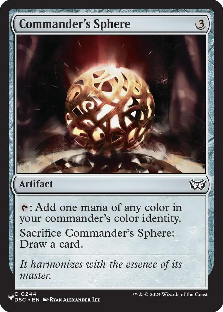 Commander's Sphere (DSC) [The List] | Black Swamp Games