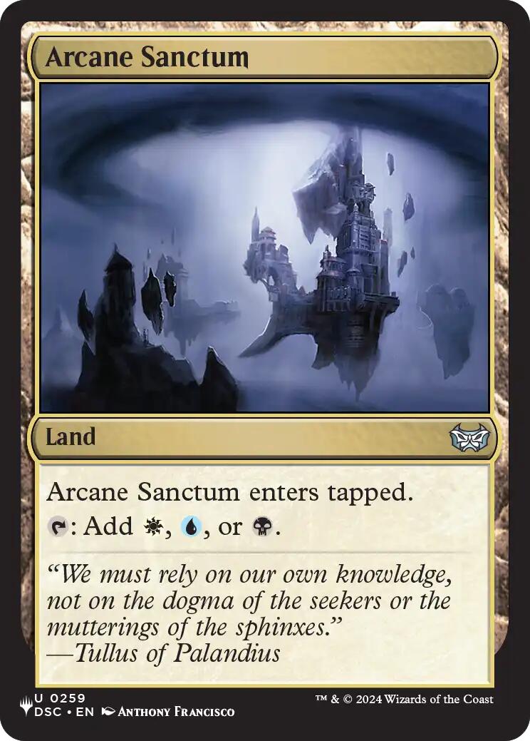 Arcane Sanctum (DSC) [The List] | Black Swamp Games