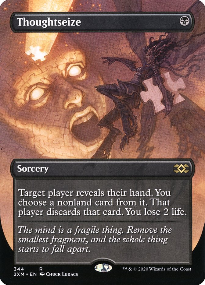 Thoughtseize (Toppers) [Double Masters] | Black Swamp Games