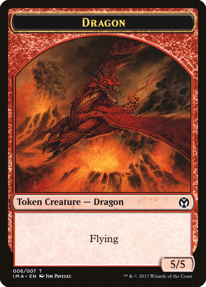Dragon Token (006/007) [Iconic Masters Tokens] | Black Swamp Games