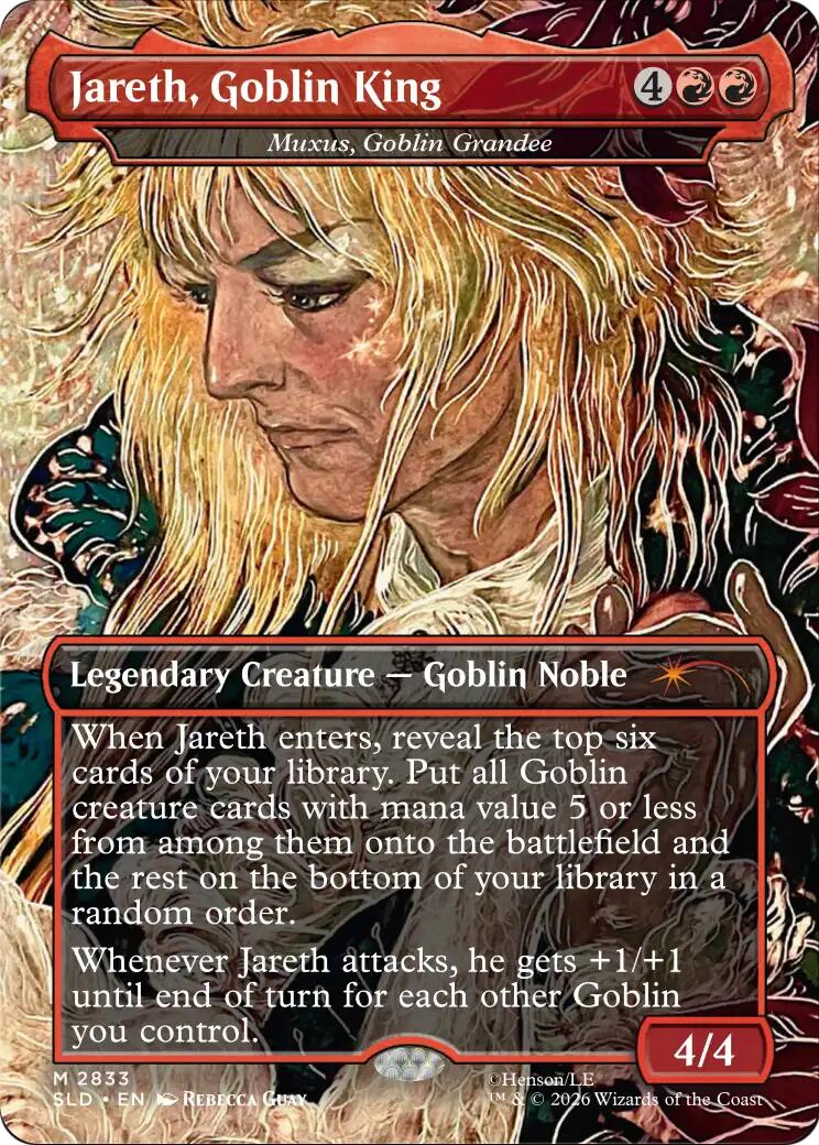 Jareth, Goblin King - Muxus, Goblin Grandee [Secret Lair Drop Series] | Black Swamp Games