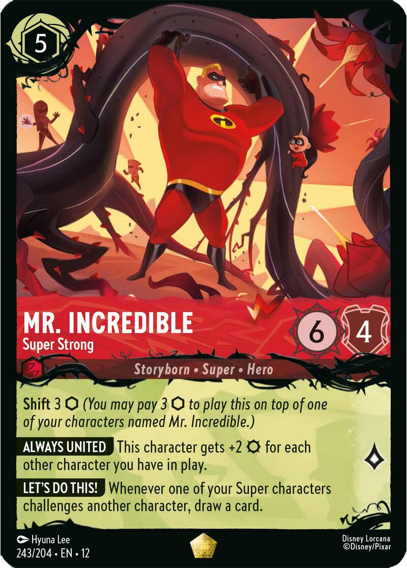 Mr. Incredible - Super Strong (243/204) [Illumineer's Quest: The Great Hunny Rescue] | Black Swamp Games