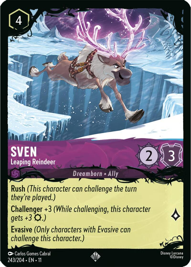 Sven - Leaping Reindeer (243/204) [Illumineer's Quest: The Great Hunny Rescue] | Black Swamp Games