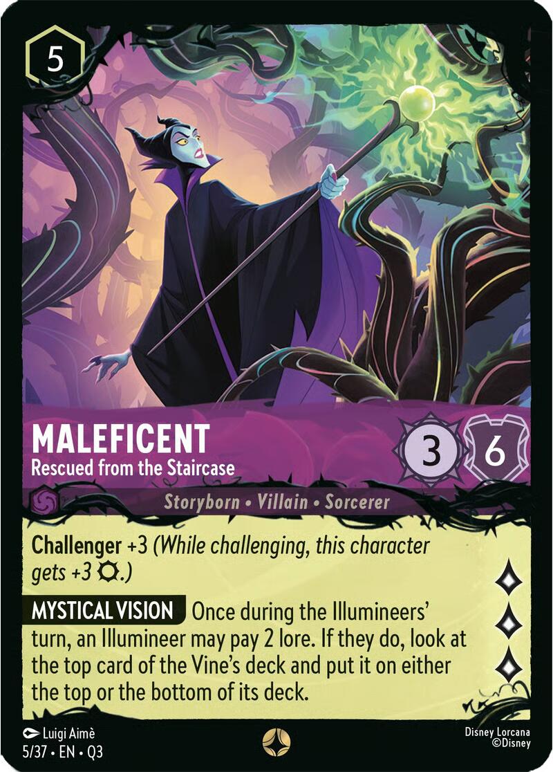 Maleficent - Rescued from the Staircase (5/37) [Illumineer's Quest: The Great Hunny Rescue] | Black Swamp Games
