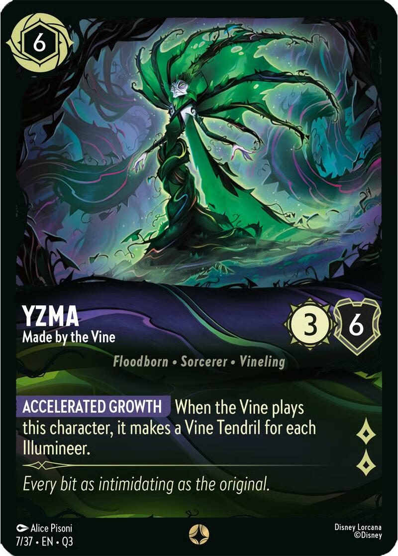 Yzma - Made by the Vine (7/37) [Illumineer's Quest: The Great Hunny Rescue] | Black Swamp Games