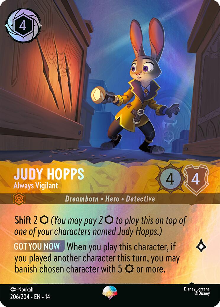 Judy Hopps - Always Vigilant (Epic) (206/204) [Hyperia City] | Black Swamp Games