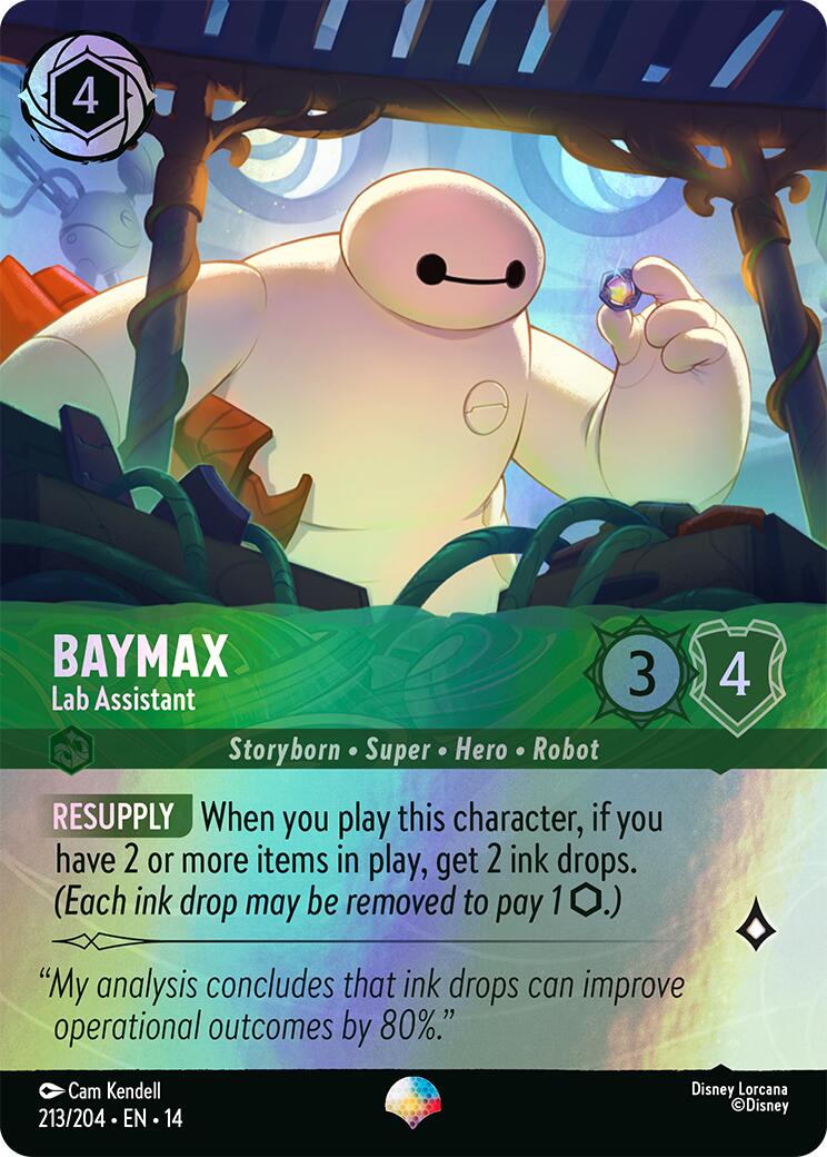 Baymax - Lab Assistant (Epic) (213/204) [Hyperia City] | Black Swamp Games