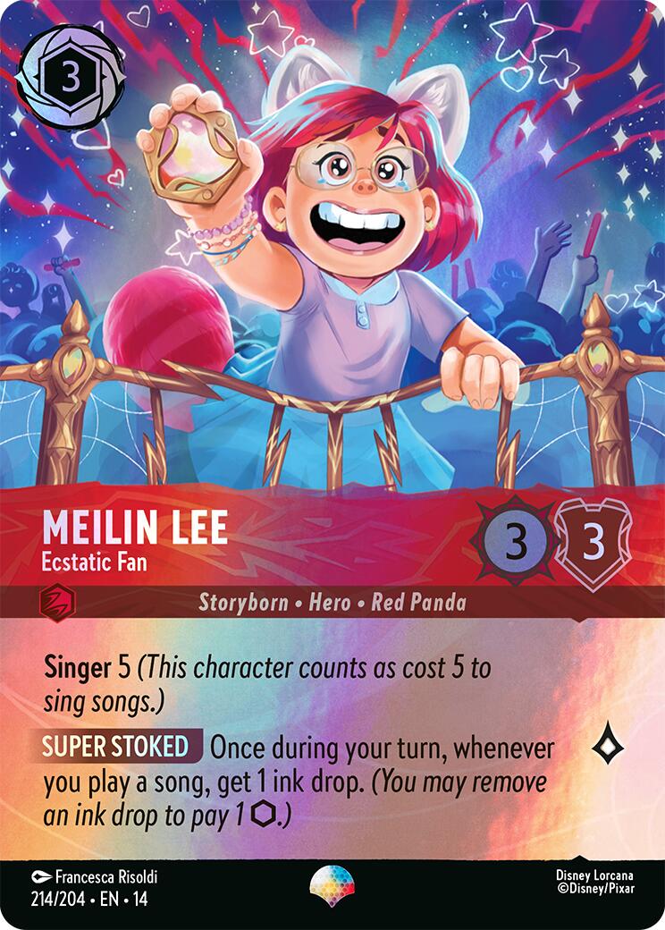 Meilin Lee - Ecstatic Fan (Epic) (214/204) [Hyperia City] | Black Swamp Games