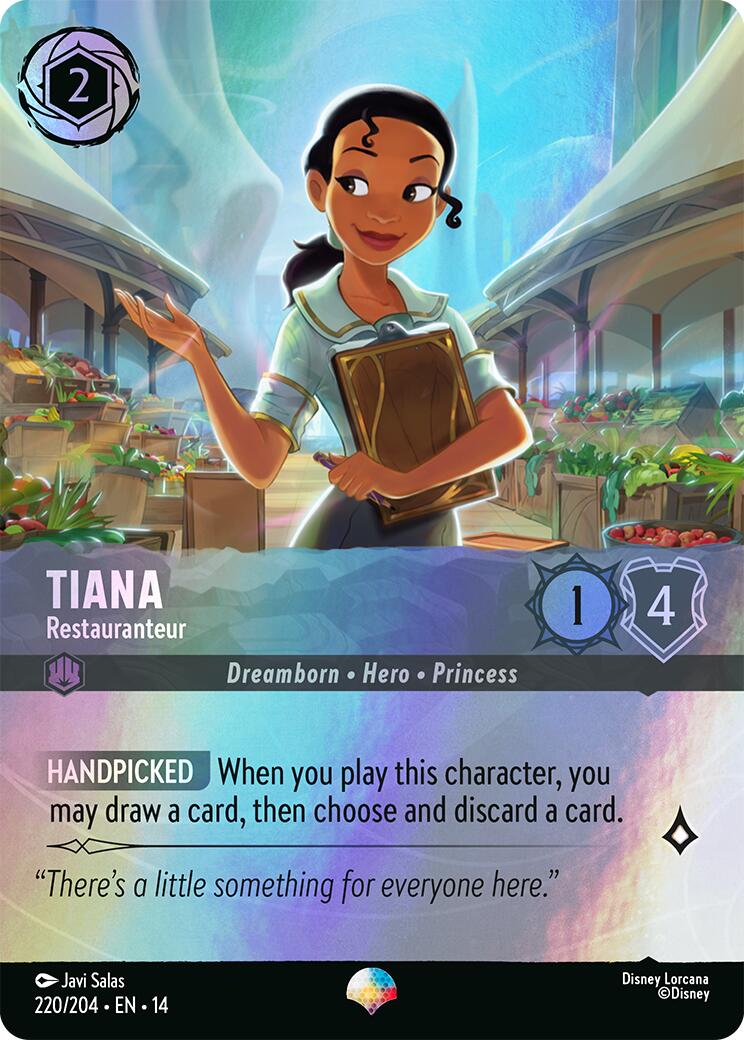 Tiana - Restauranteur (Epic) (220/204) [Hyperia City] | Black Swamp Games