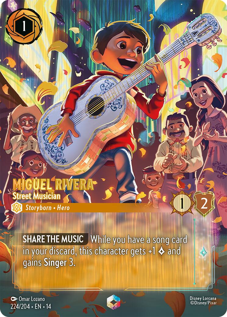 Miguel Rivera - Street Musician (Enchanted) (224/204) [Hyperia City] | Black Swamp Games