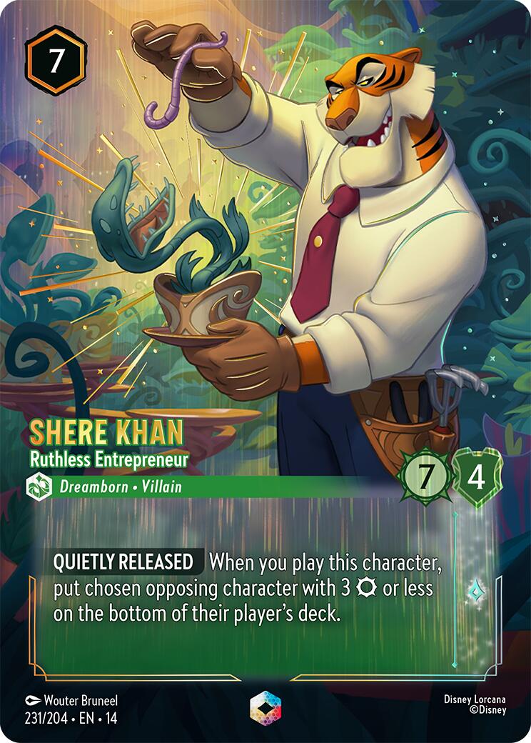 Shere Khan - Ruthless Entrepreneur (Enchanted) (231/204) [Hyperia City] | Black Swamp Games