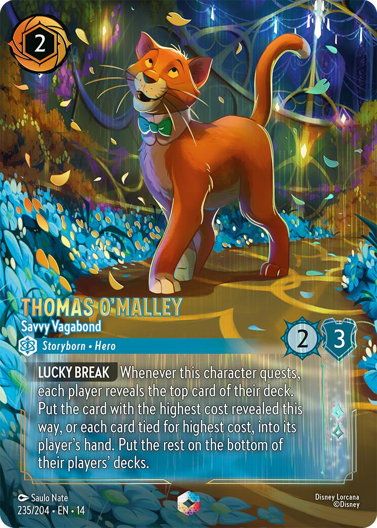Thomas O'Malley - Savvy Vagabond (Enchanted) (235/204) [Hyperia City] | Black Swamp Games