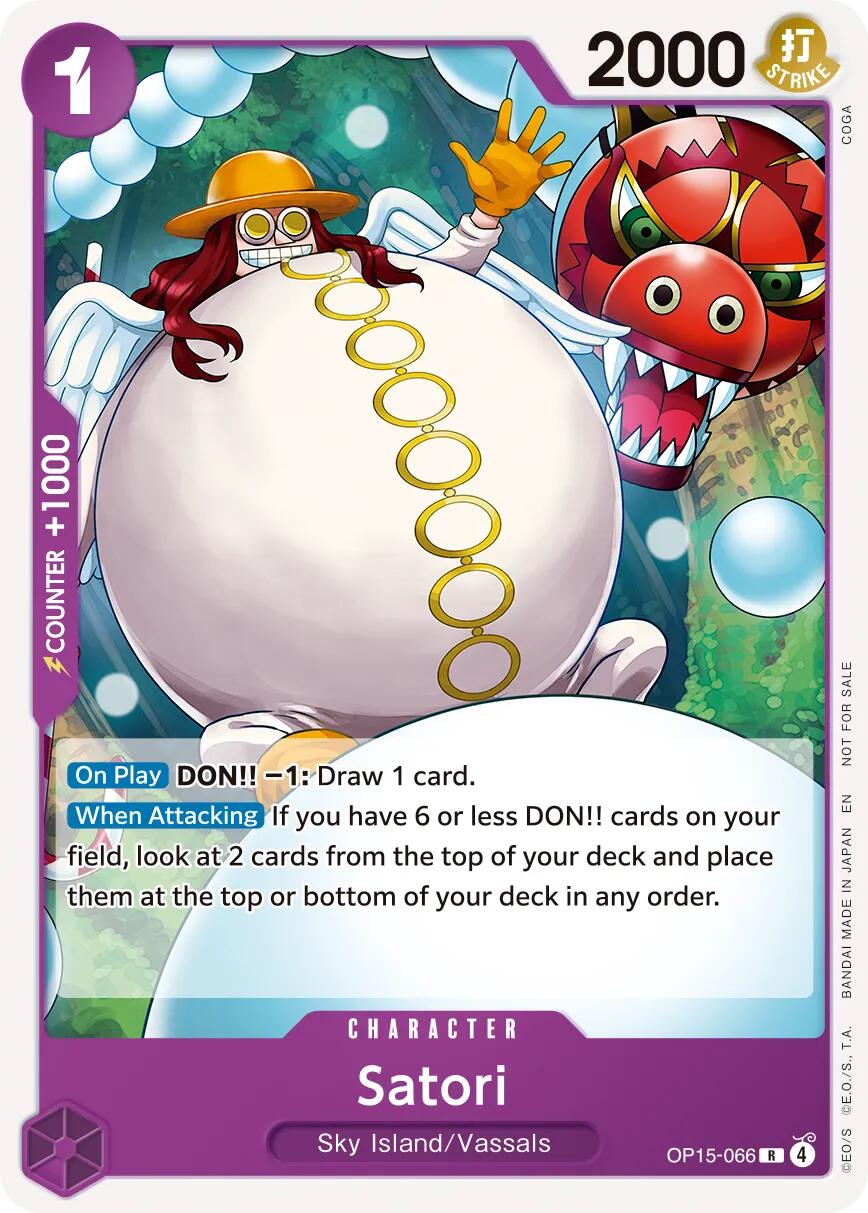 Satori (Tournament Pack 2026 Vol. 4) [One Piece Promotion Cards] | Black Swamp Games