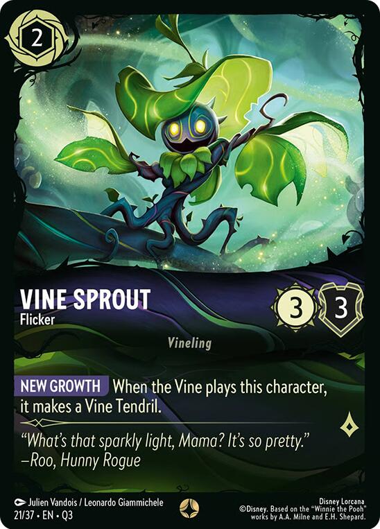 Vine Sprout - Flicker (21/37) [Illumineer's Quest: The Great Hunny Rescue] | Black Swamp Games
