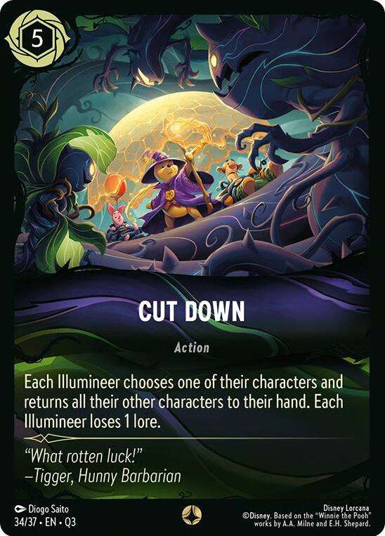 Cut Down (34/37) [Illumineer's Quest: The Great Hunny Rescue] | Black Swamp Games