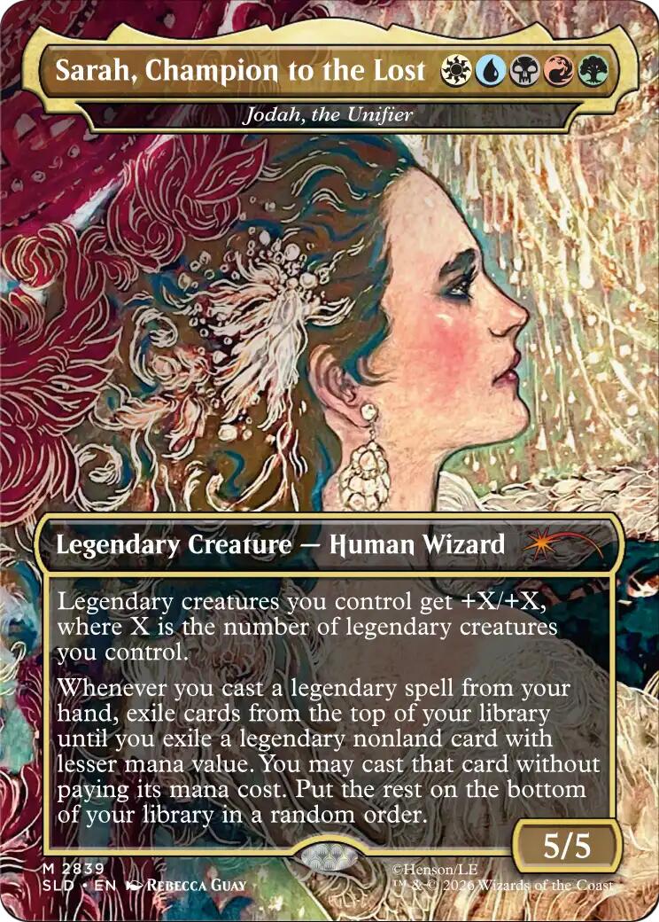 Sarah, Champion to the Lost - Jodah, the Unifier [Secret Lair Drop Series] | Black Swamp Games
