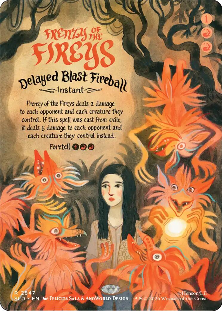Frenzy of the Fireys - Delayed Blast Fireball [Secret Lair Drop Series] | Black Swamp Games