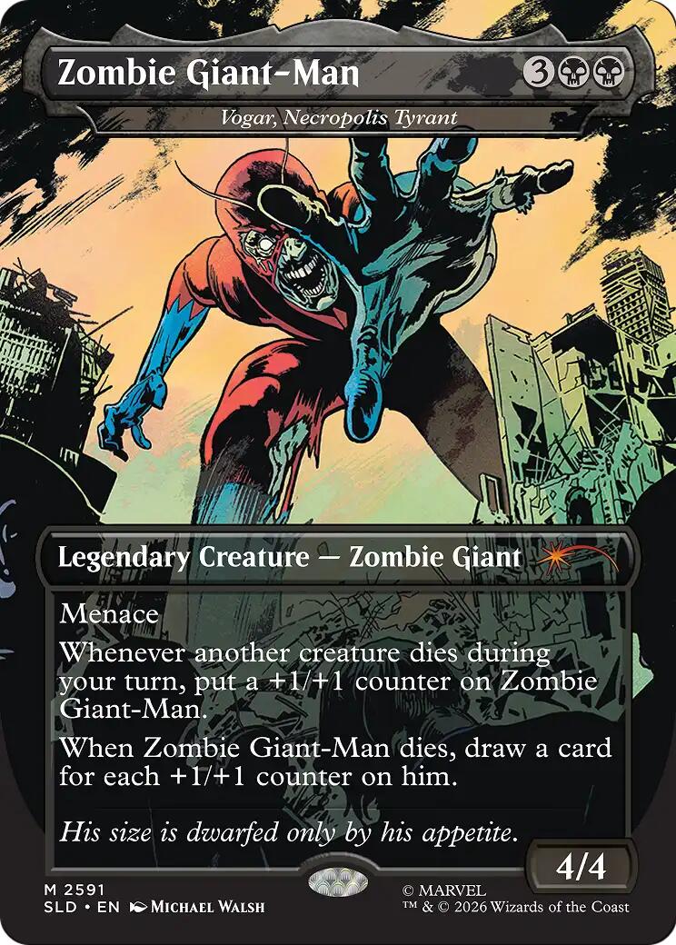 Zombie Giant-Man - Vogar, Necropolis Tyrant [Secret Lair Drop Series] | Black Swamp Games