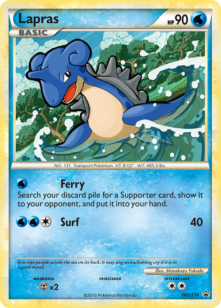 Lapras (HGSS14) [HeartGold & SoulSilver: Black Star Promos] | Black Swamp Games