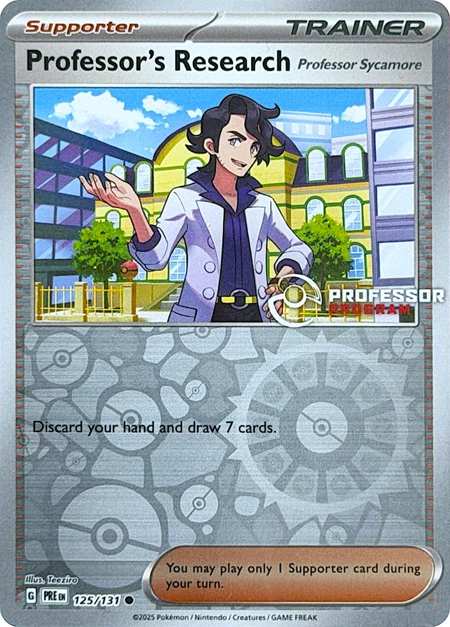 Professor's Research [Professor Sycamore] - 125/131 [Professor Program Promos] | Black Swamp Games