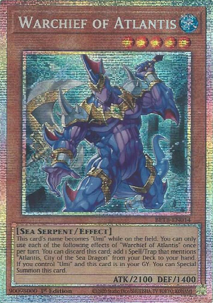 Warchief of Atlantis (Starlight Rare) [BETB-EN014] Starlight Rare | Black Swamp Games