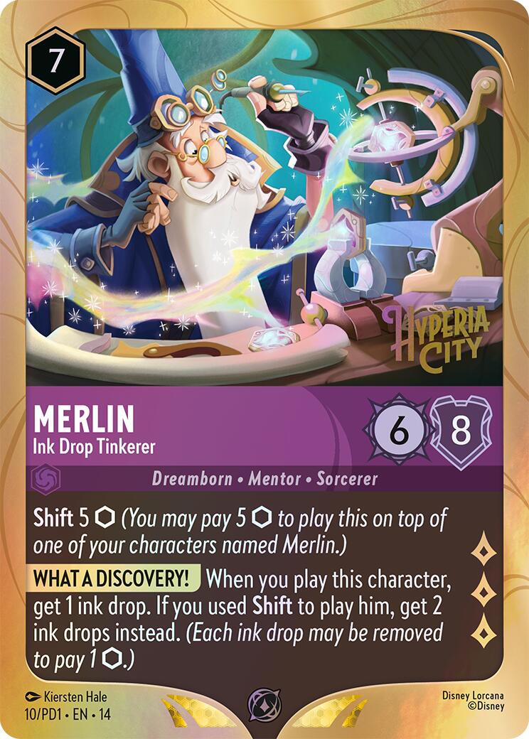 Merlin - Ink Drop Tinkerer (10) [Promo Cards] | Black Swamp Games