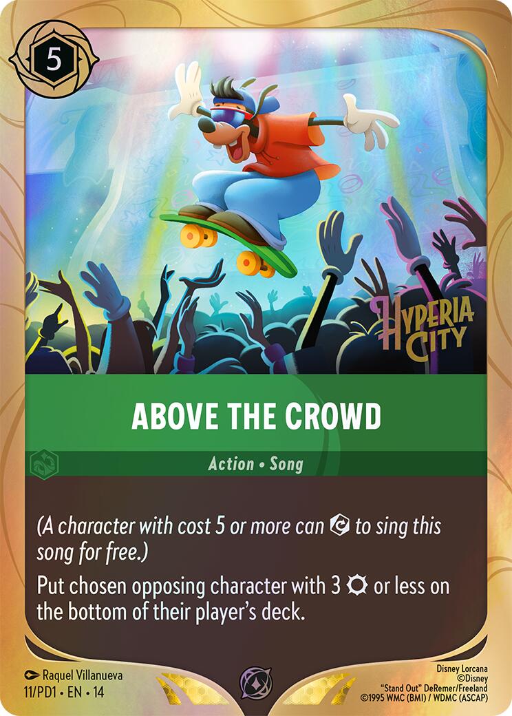 Above the Crowd (11) [Promo Cards] | Black Swamp Games