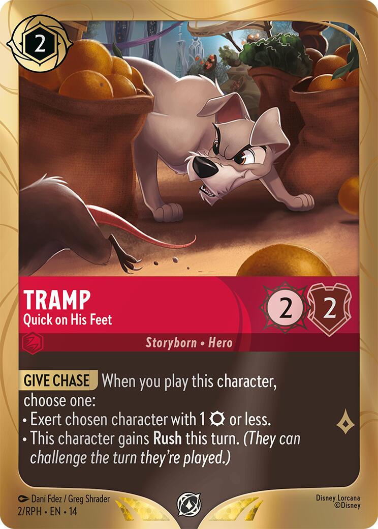 Tramp - Quick on His Feet (2) [Promo Cards] | Black Swamp Games