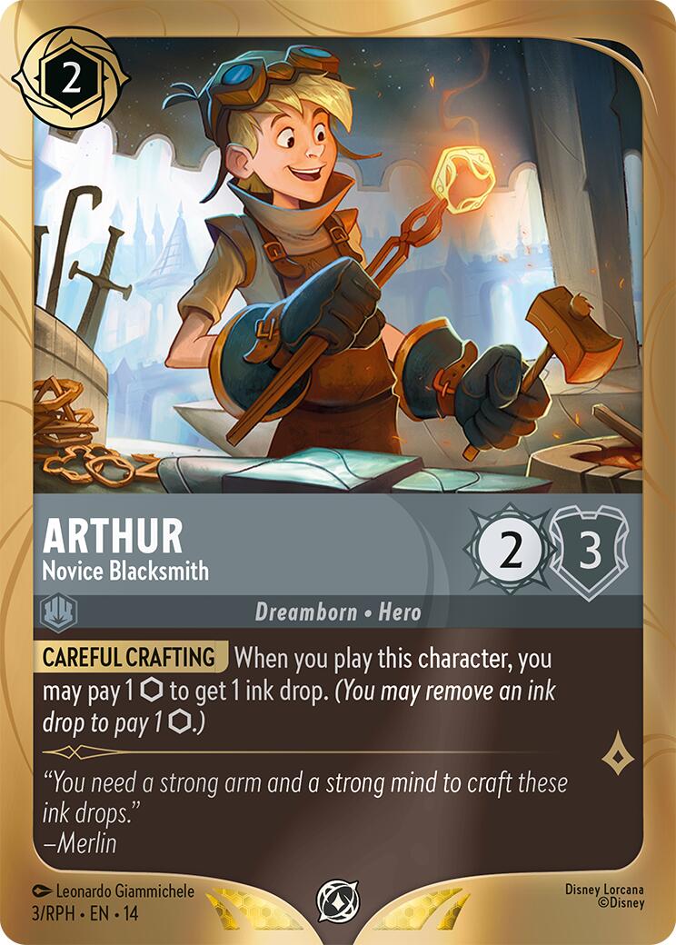 Arthur - Novice Blacksmith (3) [Promo Cards] | Black Swamp Games