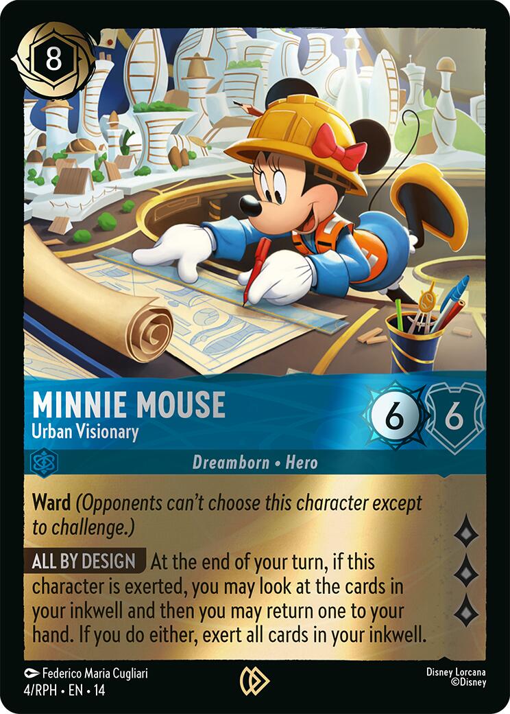 Minnie Mouse - Urban Visionary (4) [Promo Cards] | Black Swamp Games