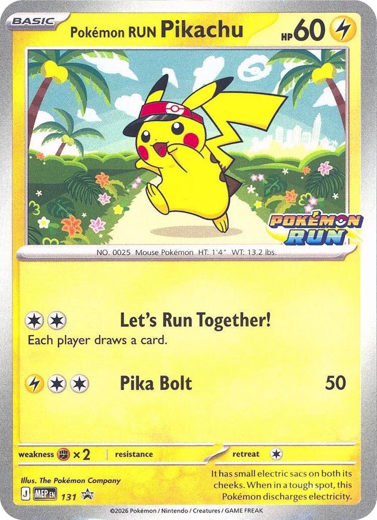 Pokemon Run Pikachu (131) [Miscellaneous Cards] | Black Swamp Games