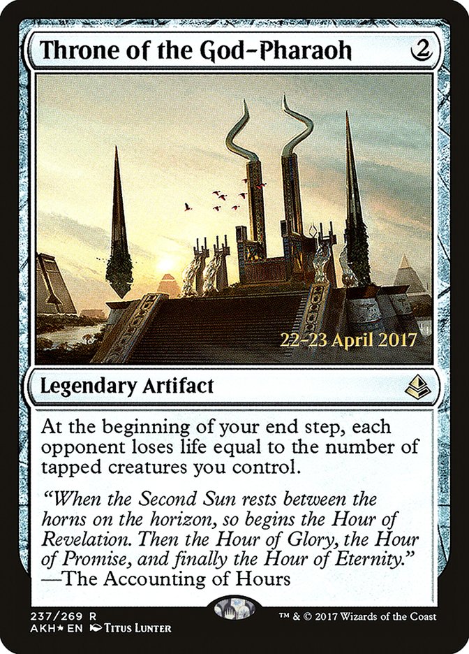 Throne of the God-Pharaoh [Amonkhet Prerelease Promos] | Black Swamp Games