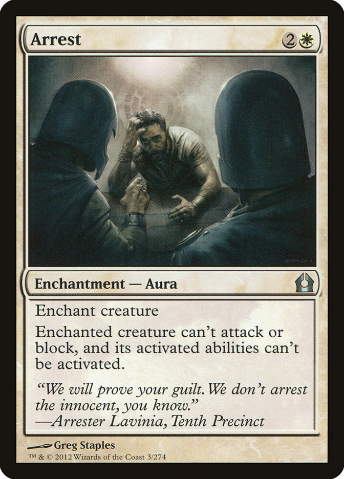 Arrest [Return to Ravnica] | Black Swamp Games