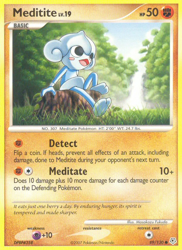 Meditite (89/130) [Diamond & Pearl: Base Set] | Black Swamp Games