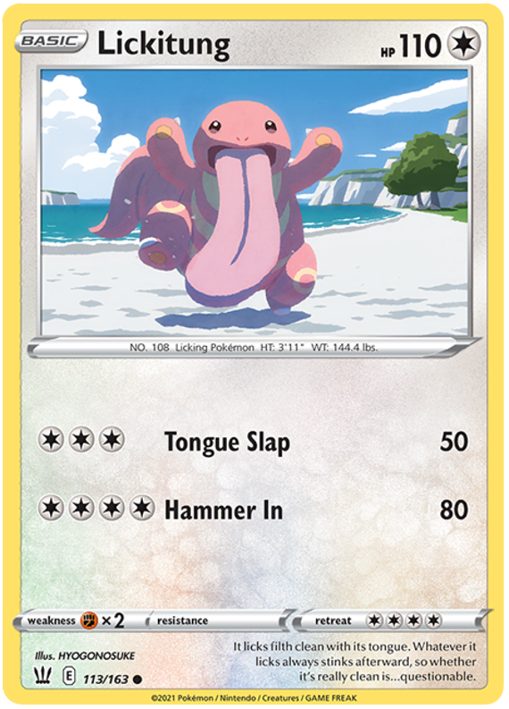 Lickitung (113/163) [Sword & Shield: Battle Styles] | Black Swamp Games