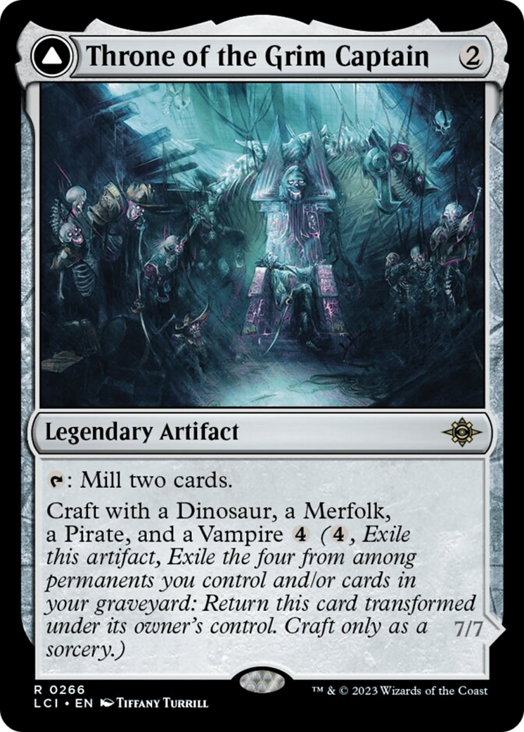 Throne of the Grim Captain // The Grim Captain [The Lost Caverns of Ixalan] | Black Swamp Games
