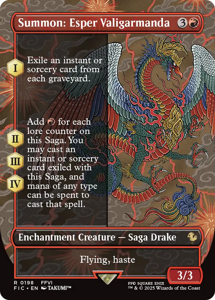 Summon: Esper Valigarmanda (Borderless) [FINAL FANTASY Commander] | Black Swamp Games
