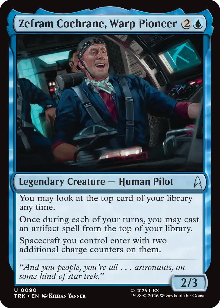 Zephram Cochrane, Warp Pioneer [Star Trek] | Black Swamp Games