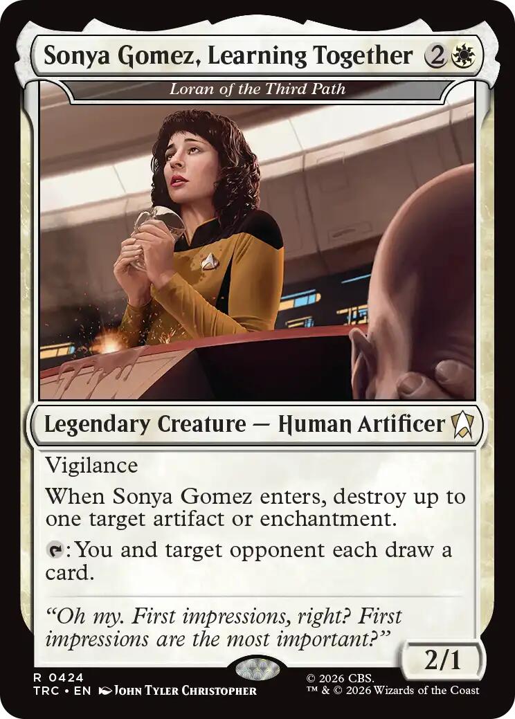 Sonya Gomez, Learning Together - Loran of the Third Path [Star Trek Commander] | Black Swamp Games