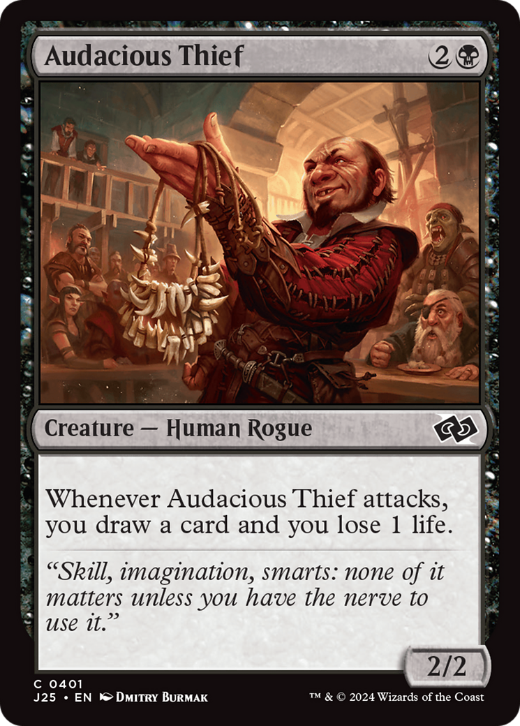 Audacious Thief [Foundations Jumpstart] | Black Swamp Games