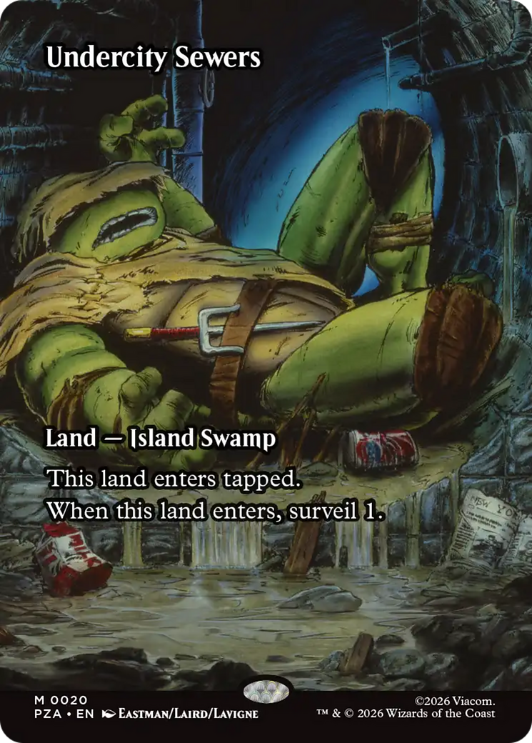 Undercity Sewers (Borderless) [Teenage Mutant Ninja Turtles Eternal-Legal] | Black Swamp Games