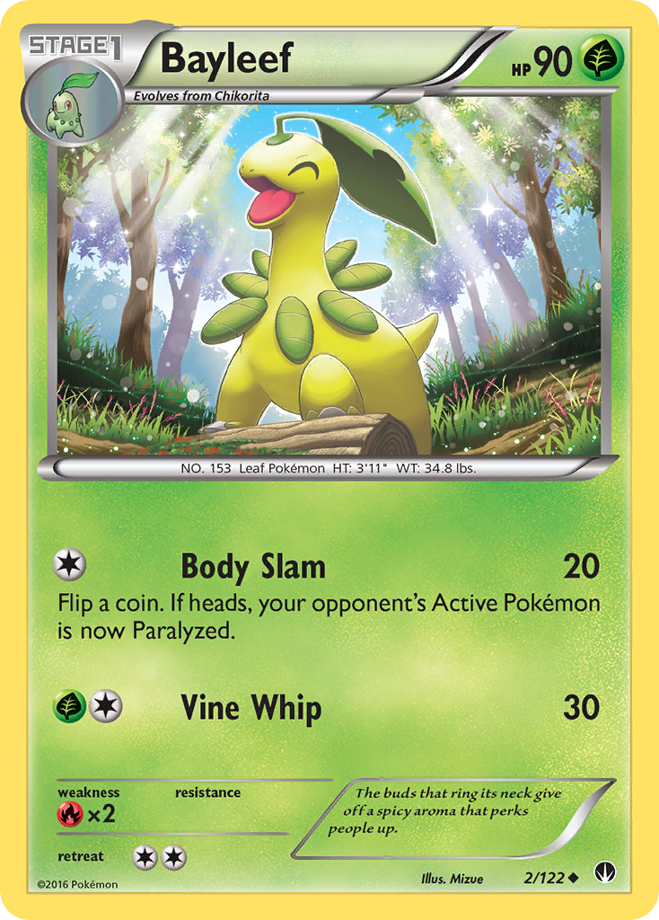 Bayleef (2/122) [XY: BREAKpoint] | Black Swamp Games