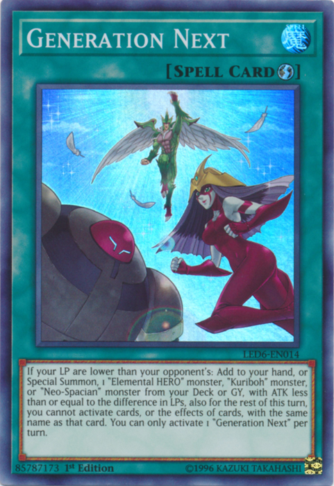 Generation Next [LED6-EN014] Super Rare | Black Swamp Games
